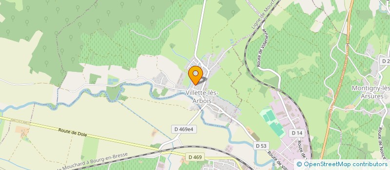 localisation de l'entreprise DCOBOIS  VILLETTE-LES-ARBOIS