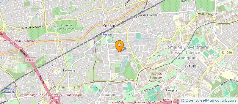 localisation de l'entreprise DCOM à PESSAC