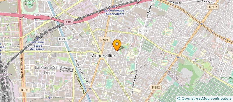 localisation de l'entreprise DCONTRACT à AUBERVILLIERS