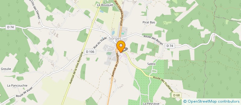 localisation de l'entreprise DCOOP 1 à SORGES-ET-LIGUEUX-EN-PERIGORD