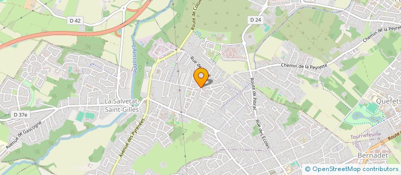 localisation de l'entreprise DCORPE CONSTRUCTION  LA SALVETAT-SAINT-GILLES