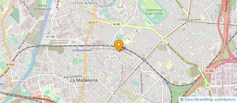 localisation de l'entreprise DCP à WASQUEHAL