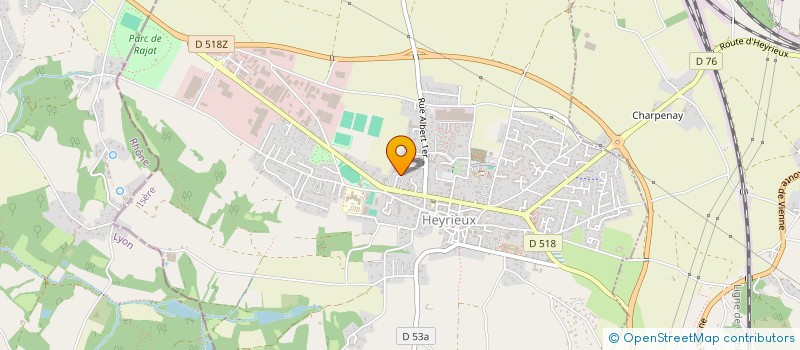 localisation de l'entreprise DCP  SAINT-JUST-CHALEYSSIN