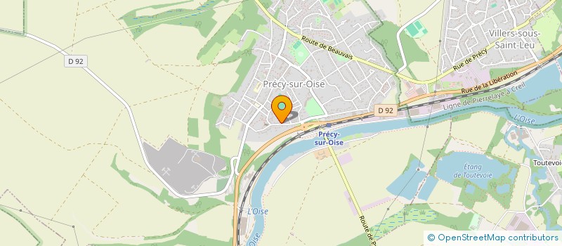 localisation de l'entreprise DCP  PRECY-SUR-OISE