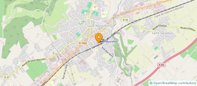 localisation de l'entreprise DCP ATELIER D'ESTHETIQUE AUTOMOBILE  SAINT-MARCELLIN