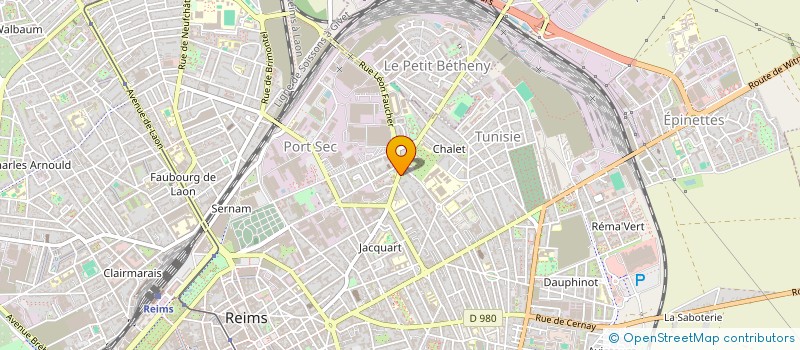 localisation de l'entreprise DCPIM  REIMS