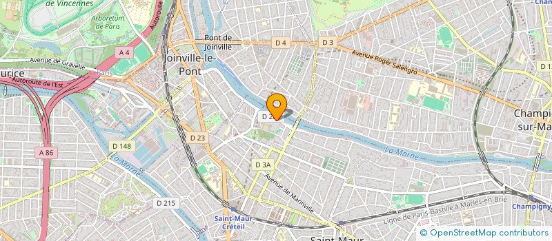 localisation de l'entreprise DCPM  SAINT-MAUR-DES-FOSSES