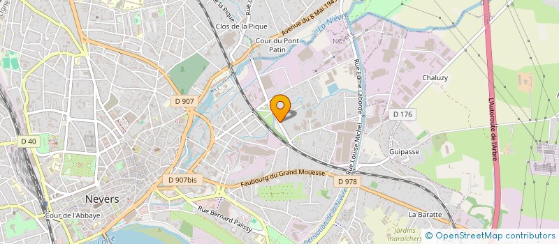 localisation de l'entreprise DCPR IMMOBILIER à NEVERS