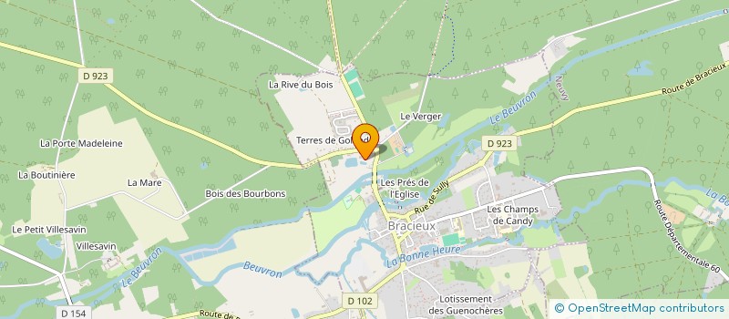 localisation de l'entreprise DCPS  BRACIEUX