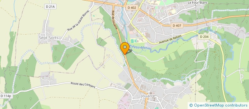 localisation de l'entreprise DCR  JOUARRE