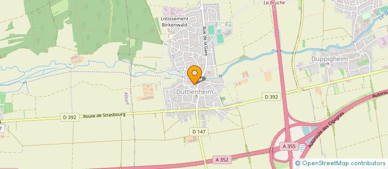 localisation de l'entreprise DCR  KOLBSHEIM