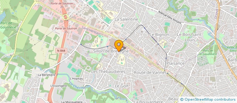 localisation de l'entreprise DCR CONSEILS à ORVAULT