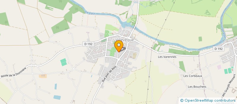 localisation de l'entreprise DCRB  RIVES-DU-LOIR-EN-ANJOU