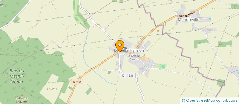 localisation de l'entreprise DCRS à LE MESNIL-SIMON