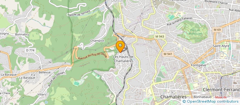 localisation de l'entreprise DCRX ADVISORY  CHAMALIERES