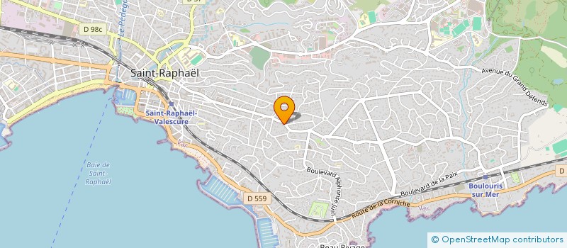 localisation de l'entreprise DCS à SAINT-RAPHAEL