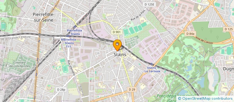 localisation de l'entreprise DCS à STAINS