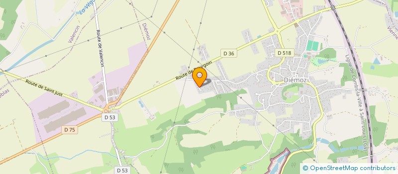 localisation de l'entreprise DCS BE  DIEMOZ