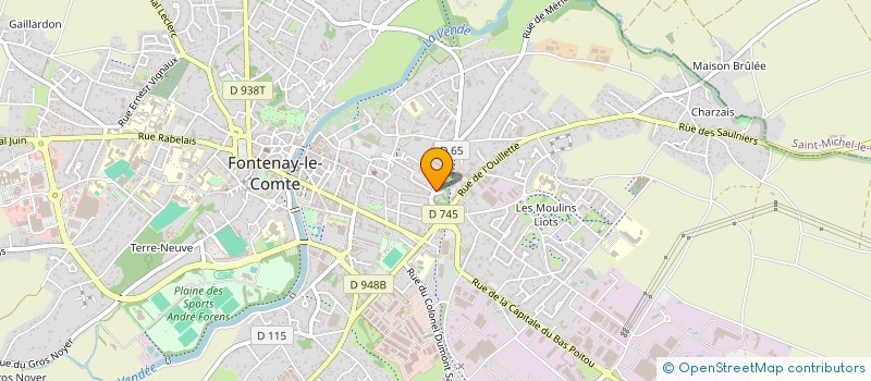 localisation de l'entreprise DCS EVENEMENTIEL  FONTENAY-LE-COMTE