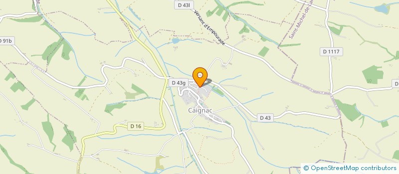 localisation de l'entreprise DCS EXPERTS ET CONSEILS  CAIGNAC