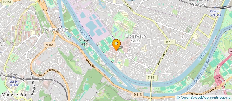 localisation de l'entreprise DCS IMMOBILIER  CROISSY-SUR-SEINE