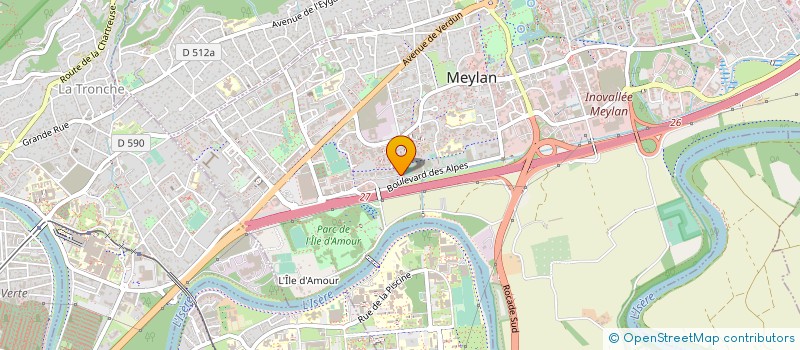 localisation de l'entreprise DCSA à MEYLAN