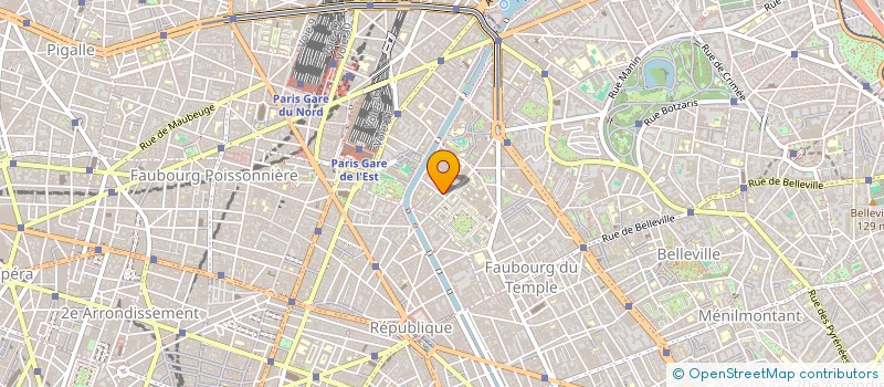 localisation de l'entreprise DCSM DERMATOLOGUES DU CANAL SAINT-MARTIN  PARIS