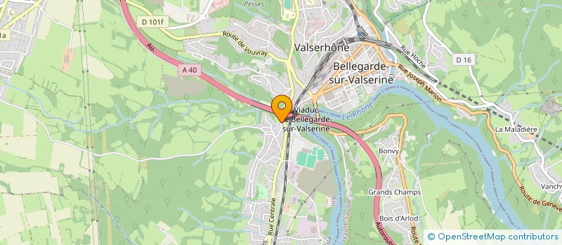localisation de l'entreprise DCT à VALSERHONE