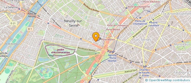 localisation de l'entreprise DCT FRANCE à NEUILLY-SUR-SEINE