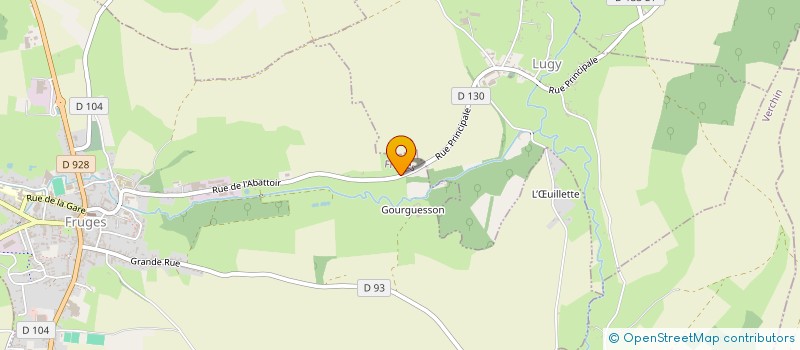 localisation de l'entreprise DCT THUMEREL à FRUGES