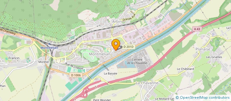 localisation de l'entreprise DCTP  MONTMELIAN