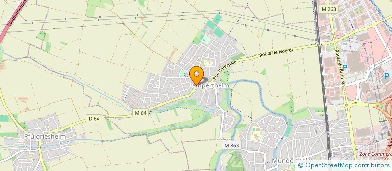 localisation de l'entreprise DCUBE  LAMPERTHEIM