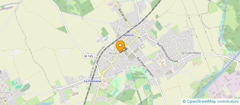 localisation de l'entreprise DCVI SECURITE ELECTRONIQUE  WAVRIN