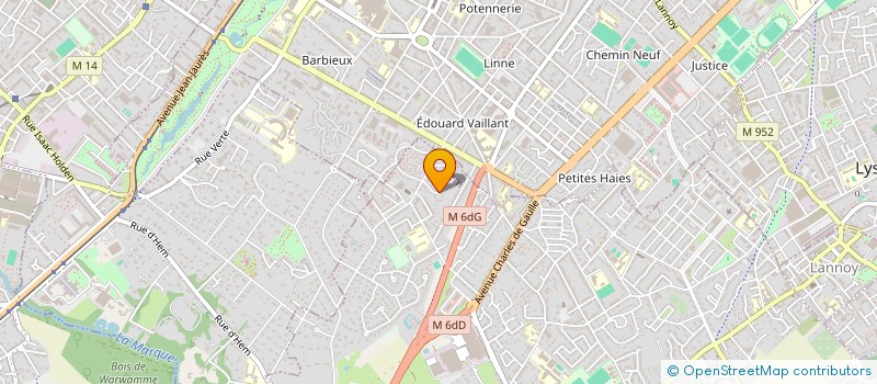 localisation de l'entreprise DCW.ELEC à HEM
