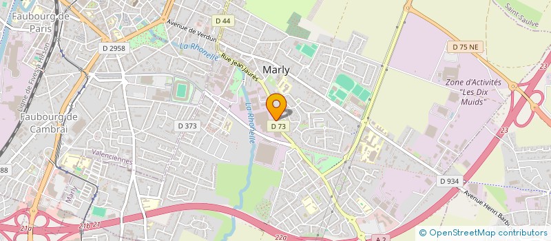 localisation de l'entreprise DCX CHROME  MARLY