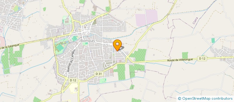 localisation de l'entreprise DD  BOMPAS