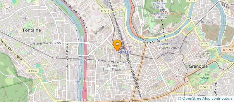 localisation de l'entreprise DD BARBER  GRENOBLE