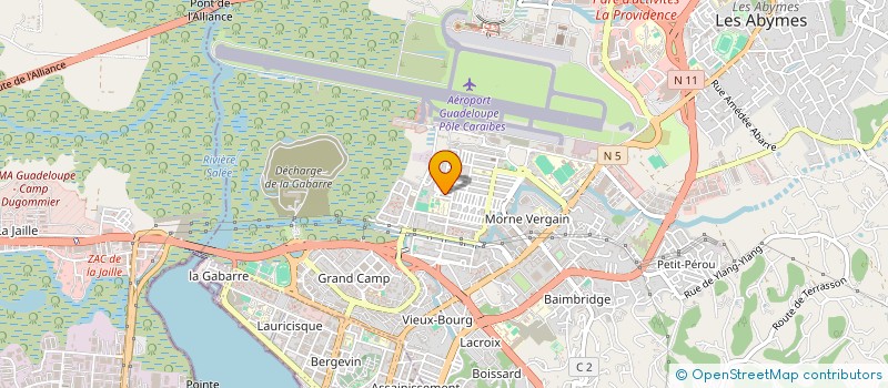 localisation de l'entreprise DD&C à LES ABYMES