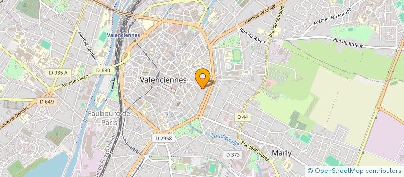localisation de l'entreprise DD COMPANY à VALENCIENNES