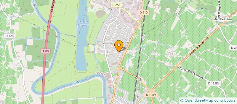 localisation de l'entreprise DD ENERGIE à LIBOURNE