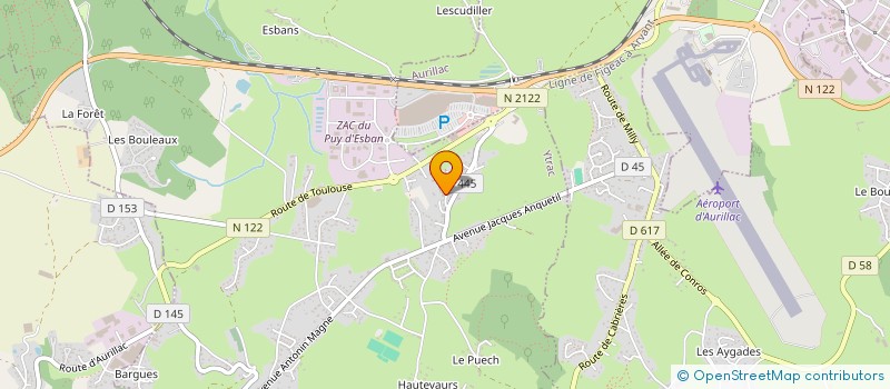 localisation de l'entreprise DD ENERGIE THERMIQUE à YTRAC