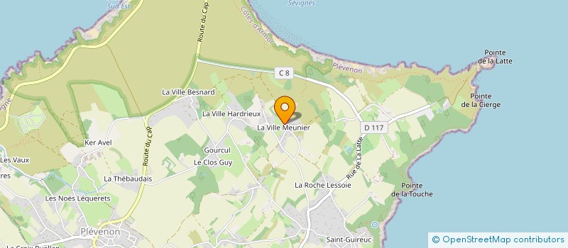 localisation de l'entreprise DD - GG  PLEVENON