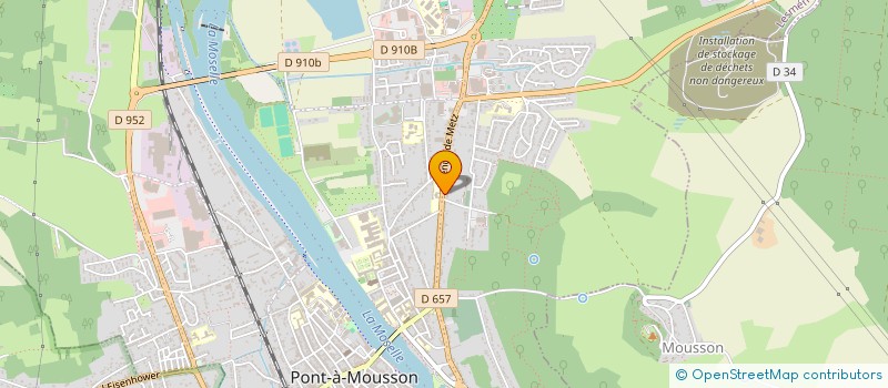 localisation de l'entreprise DD IMMO  PONT-A-MOUSSON