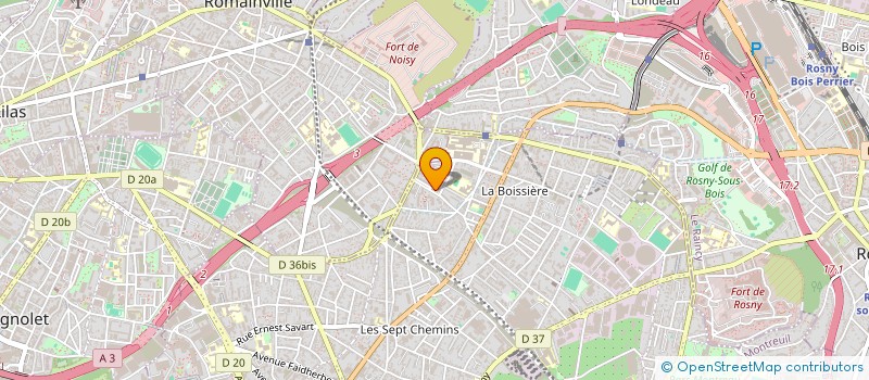 localisation de l'entreprise DD IMPORTATION  MONTREUIL