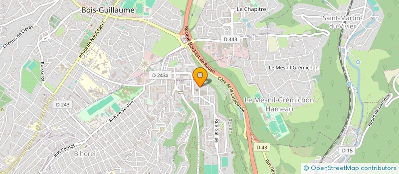 localisation de l'entreprise DD KONE à ROUEN