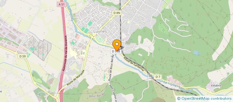 localisation de l'entreprise DD&L à AIX EN PROVENCE