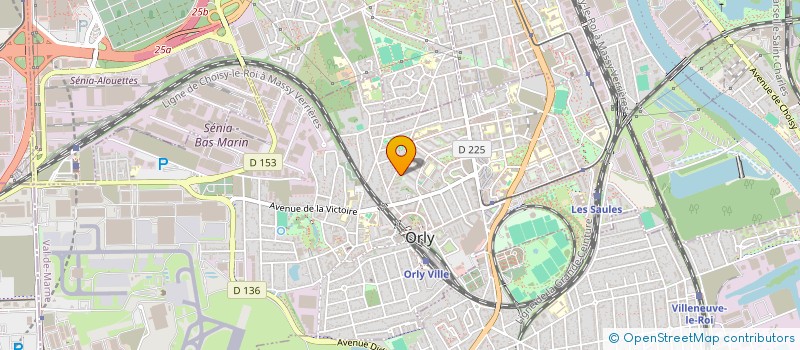 localisation de l'entreprise DD PIZZA  ORLY