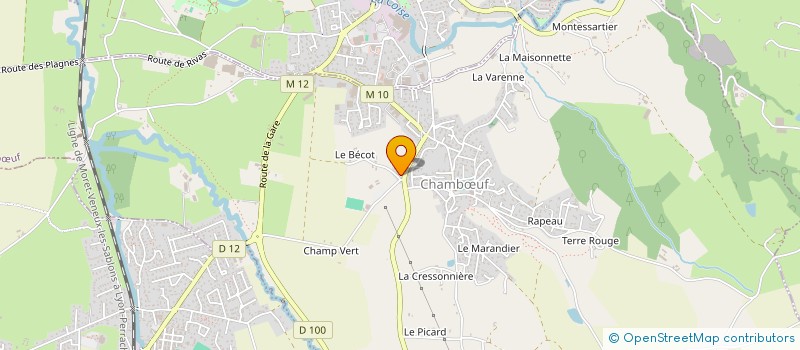 localisation de l'entreprise DD PLOMBERIE  CHAMBUF