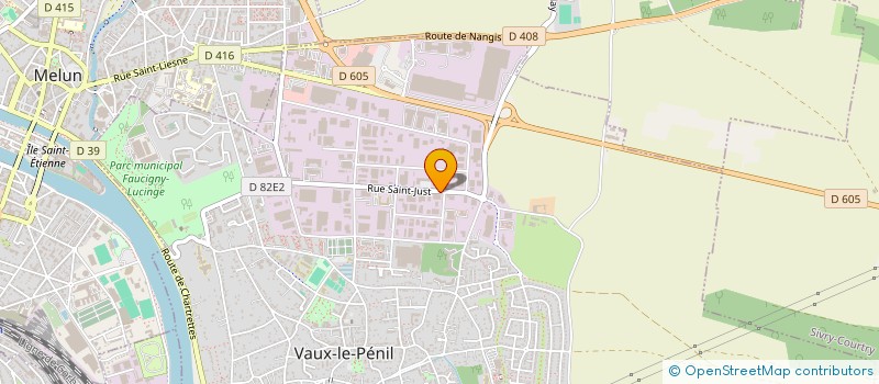 localisation de l'entreprise DD PNEUMATIQUE à VAUX-LE-PENIL