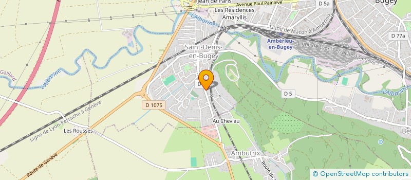 localisation de l'entreprise DD RALLYE SPORT  SAINT-DENIS-EN-BUGEY